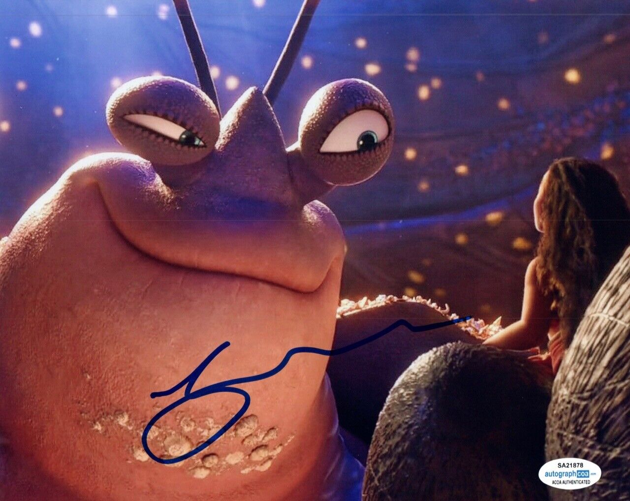 Jemaine Clement Signed Autographed 8x10 Photo Poster painting MOANA Tamatoa ACOA COA