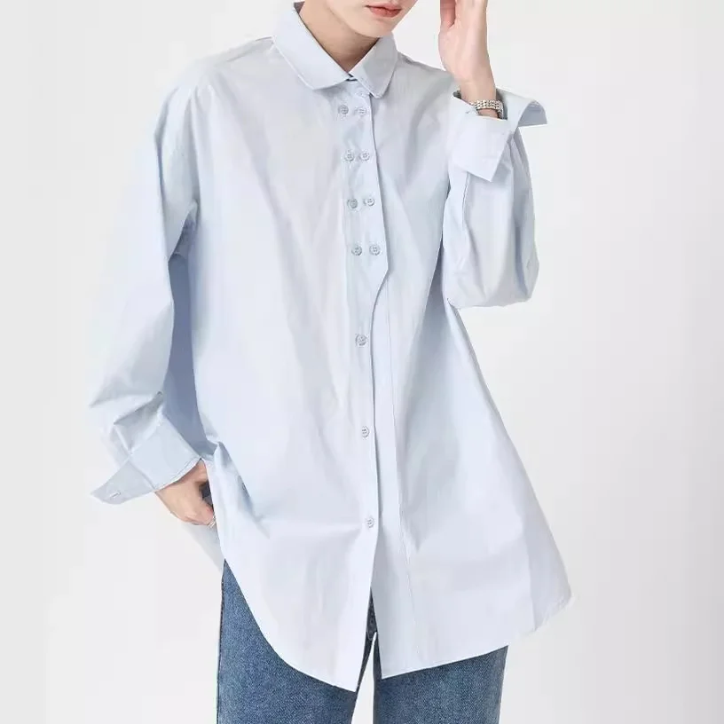 Athvotar Athvotar French Shirt Women's New High-Level Sensational Sensational Skinny T-Shirt Tendered Bottom And Overlapping Shirt Women