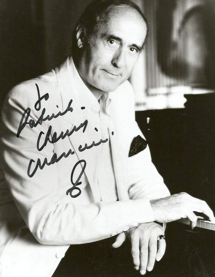 Henry Mancini (+) COMPOSER and CONDUCTOR autograph, signed Photo Poster painting