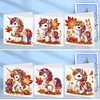 uk.everydayedeals 6Pcs DIY Diamond Painting Greeting Card - Unicorn Family
