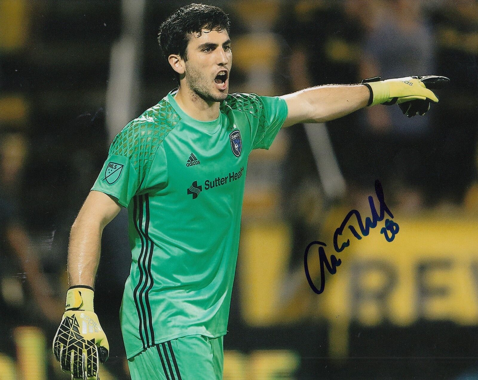 ANDREW TARBELL signed (SAN JOSE EARTHQUAKES) MLS SOCCER 8X10 Photo Poster painting W/COA #1