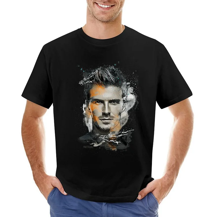 David Beckham Inspired Painting Men's T-shirt