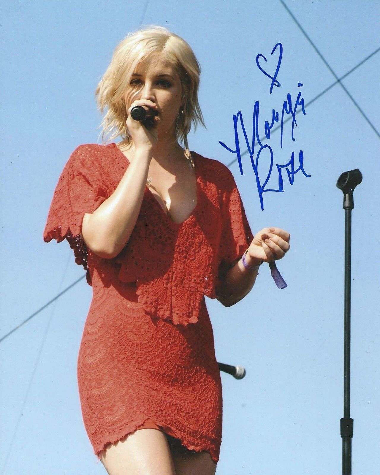 **GFA Country Music Singer *MAGGIE ROSE* Signed 8x10 Photo Poster painting M4 COA**