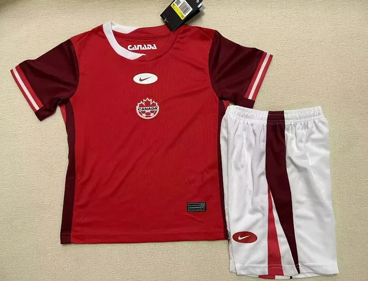 24-25 Canada Home Jersey Kids