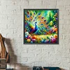 Diamond Painting-DIY Full Round Drill Peacock(40*40CM)