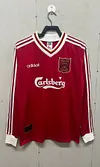 1995/1996 Retro Long Sleeve Liverpool Home Football Shirt 1:1 Thai Quality