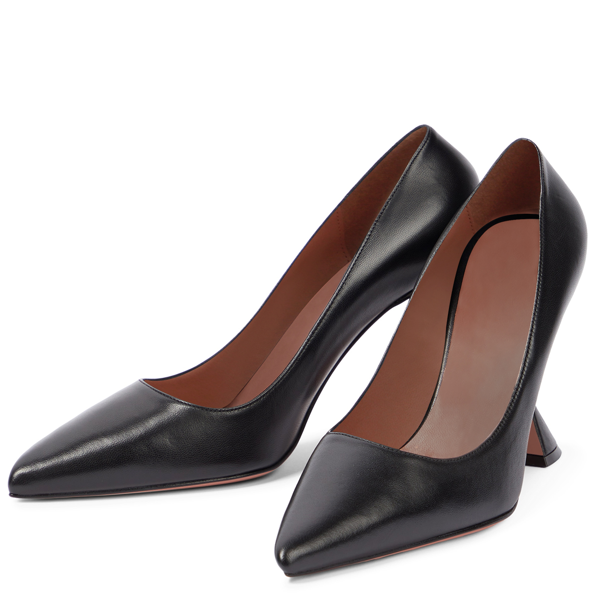 9.5cm/3.74" Women's  Triangle Heel  Pointed Toe Wedding Party Pumps