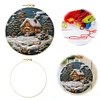 Xmas House-Embroidery Kit