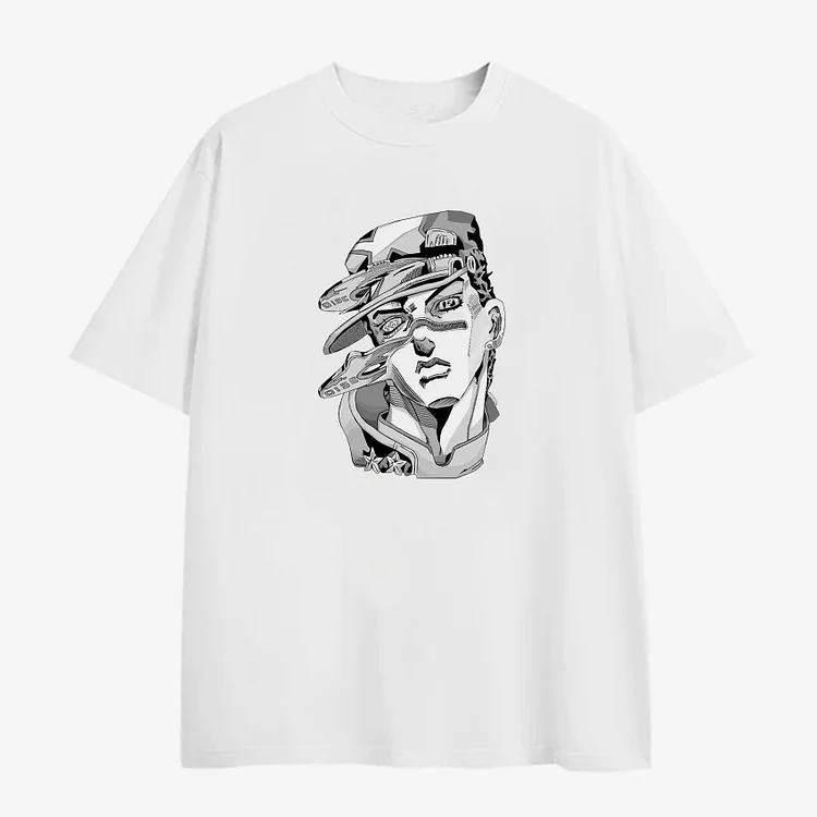 Jotaro Stand Disk (JoJo's Bizarre Adventure - Stone Ocean) Graphic 100% Cotton T-Shirt
