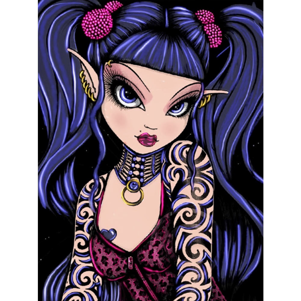

Big Eye Doll - Round Drill Diamond Painting - 30*40CM, 501 Original