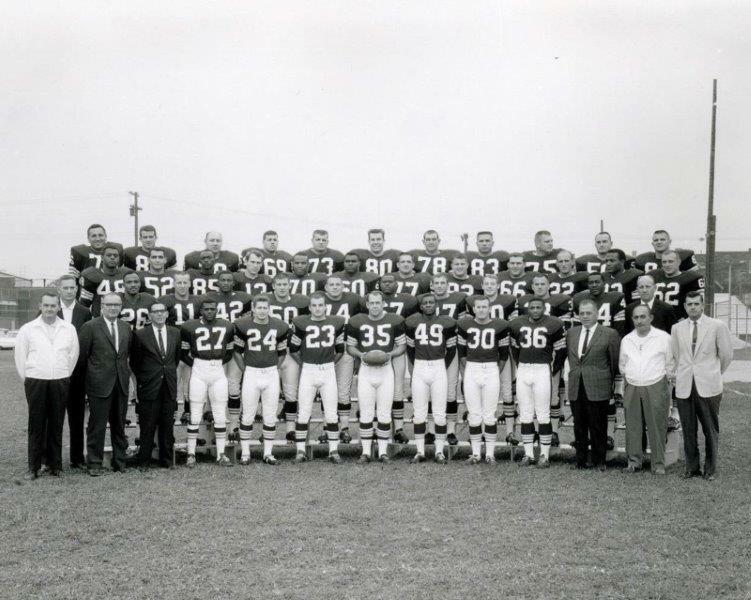 1964 CLEVELAND BROWNS Champions Jim Brown - Frank Ryan 8 x 10 Photo Poster painting Poster