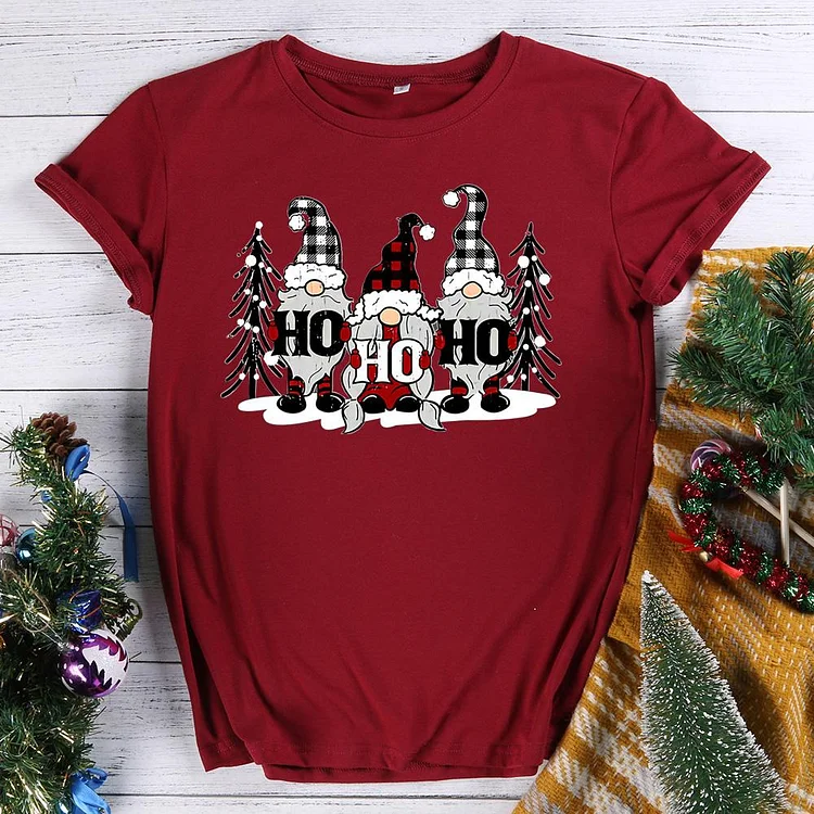 Gnomies Ho Ho Ho Christmas T-Shirt-010911