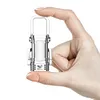 COB+LED Mini Keychain Flashlight USB Rechargeable for Camping Fishing Walking