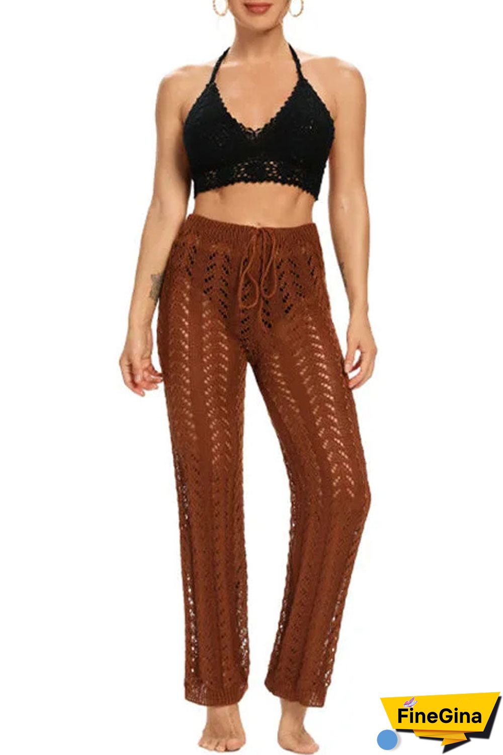 Boho Crochet Trousers