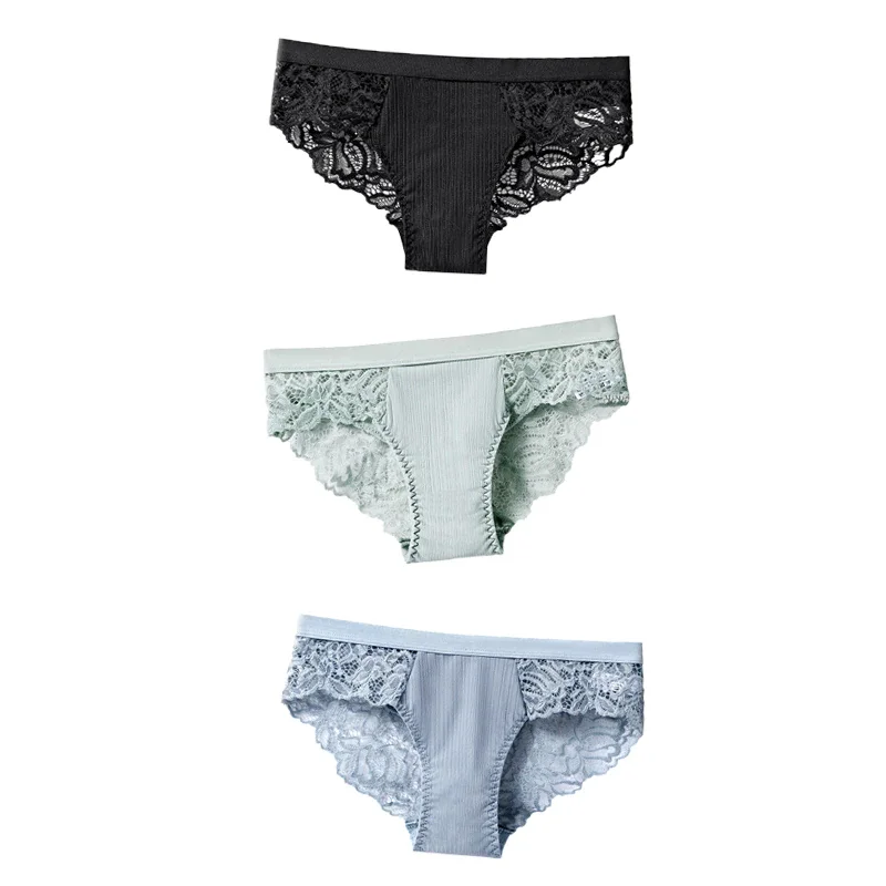 Billionm Confort Panties Sexy Panty Seampless Briefs Lace Women Underwear Lingerie for Female Girl Floral Pantys Underpants