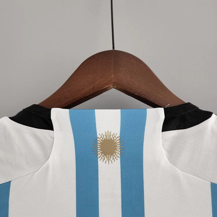 Maillot Argentine Rodrigo De Paul 7 Domicile Coupe du monde 2022