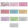 360pcs 12mm Heart Shape DIY Self-Adhesive Gem & Rhinestone Stickers Sparkling Jewel Stickers for Crafts & Decorations