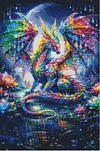 Luxury AB Velvet Diamond Painting Kit - Dragon