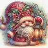 Christmas Gnome-11CT Stamped Cross Stitch 40*40cm/15.75*15.75in tapestrymarket
