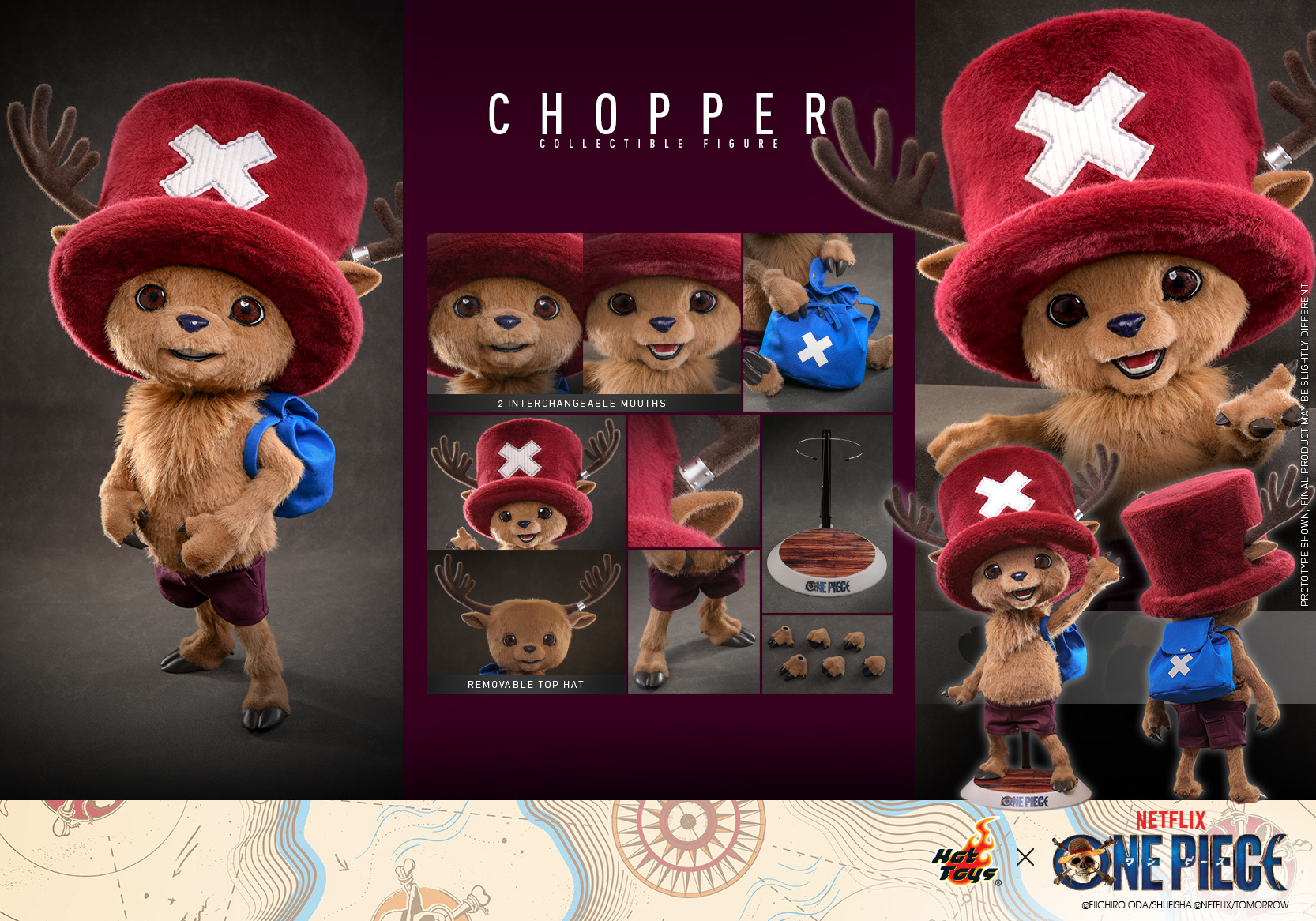 Hottoys - One Piece Chopper Collectible Figure TMS174 (Licensed)-