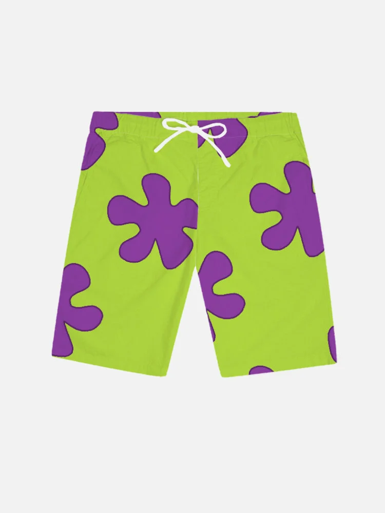 Summer Casual Patrick Star Cartoon Image Printing Shorts BestDVibe