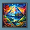 Diamond Painting-DIY Full Round Drill Stained Glass Art Forest