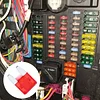 100 Pack Auto Fuses 10AMP APM/ATM 32V Mini Blade Style Fuses 30A Short Circuit Protection Car Fuse (Red)