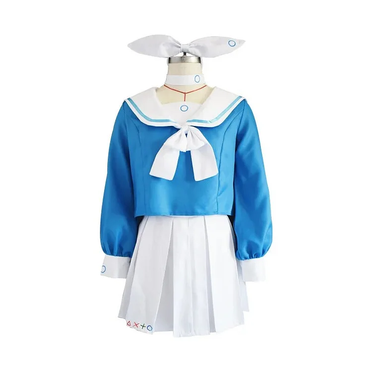 【Wetrose】In Stock Arona Cosplay Costume Blue Archive Full set Jk School Uniform seifuku for women woman Halloween