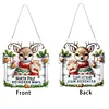 Diamond Painting Acrylic Reindeer Pendant Kits for Home Wall Decor