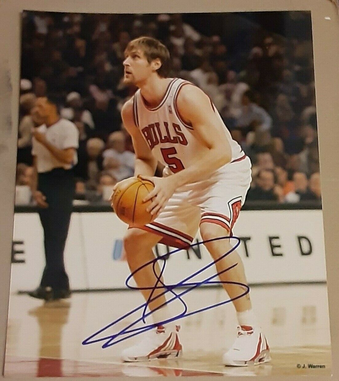 Andres Nocioni Chicago Bulls SIGNED AUTOGRAPHED 8x10 Photo Poster painting Basketball ARGENTINA