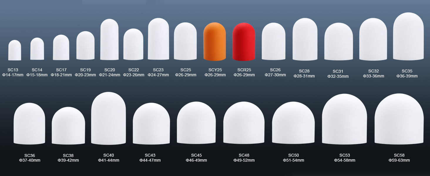 Universal Flashlight Diffuser Cover &ndash; Soft Silicone / Durable Plastic &ndash; Multiple Sizes for Flashlight Heads &ndash; Convert Harsh Beam to Soft Flood Light &ndash; Camping, Reading, Emergency, Outdoor Use GING UV FLASHLIGHT GING