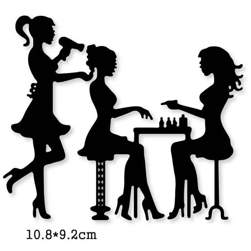 2021 New Craft Dies Africa Woman Metal Cutting Dies Cut Die Mold Decoration Scrapbook Dies Knife Mould Blade Punch Stencils Dies