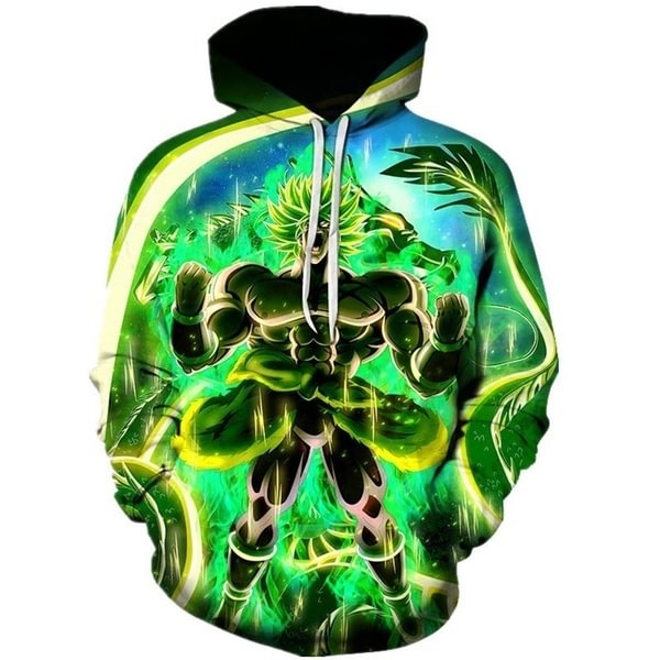 Autumn And Winter Fashion Casual 3D Printing Dragon Ball Anime Hooded Jacket Youth Cartoon Goku Hooded Sweatshirt - Shop Trendy Women's Fashion | TeeYours