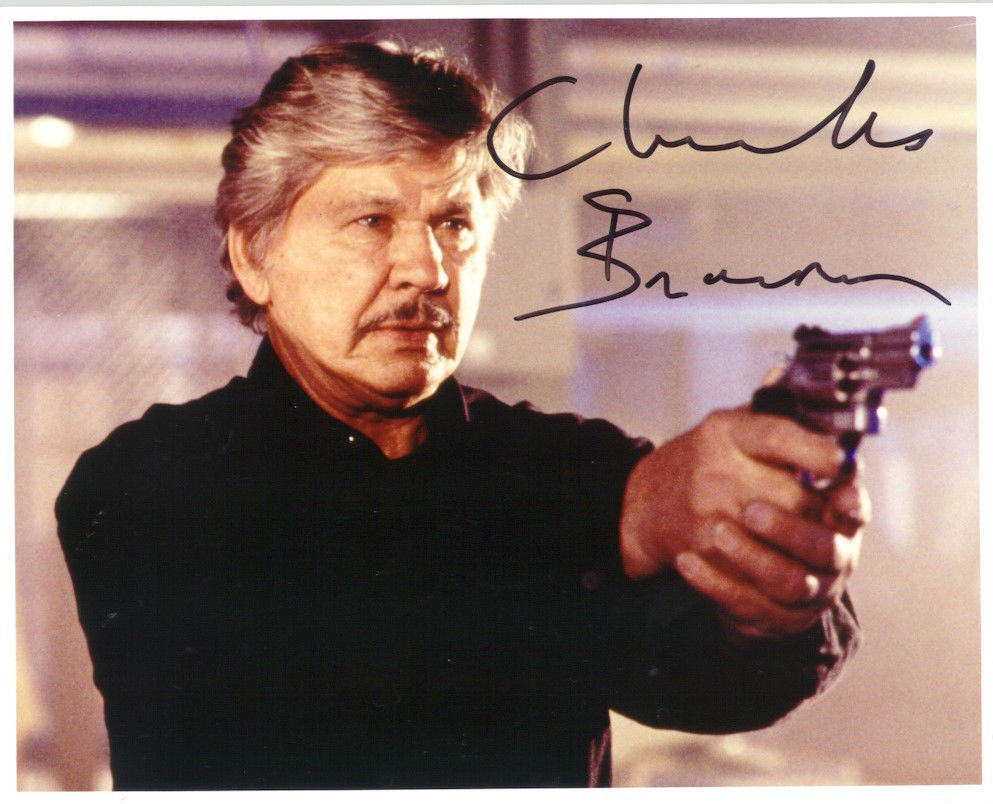 CHARLES BRONSON AUTOGRAPH SIGNED PP Photo Poster painting POSTER