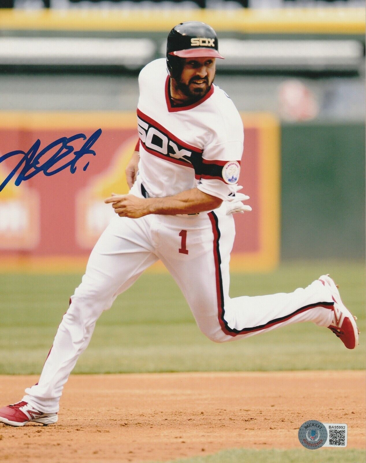 ADAM EATON Signed Chicago WHITE SOX 8x10 Photo Poster painting w/ Beckett COA (BAS)