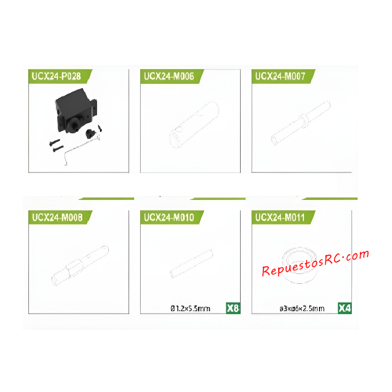 UDIRC UCX2402 Piezas de Mejora Caja de Cambios Central