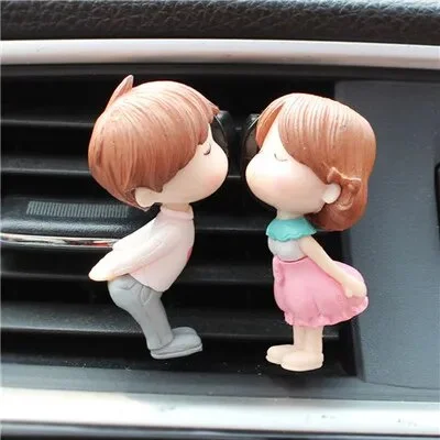 Creative Love Couple Decoration Car Perfume Car Air Outlet Perfume Clip Aromatherapy Car Interior Air Outlet Air Freshener