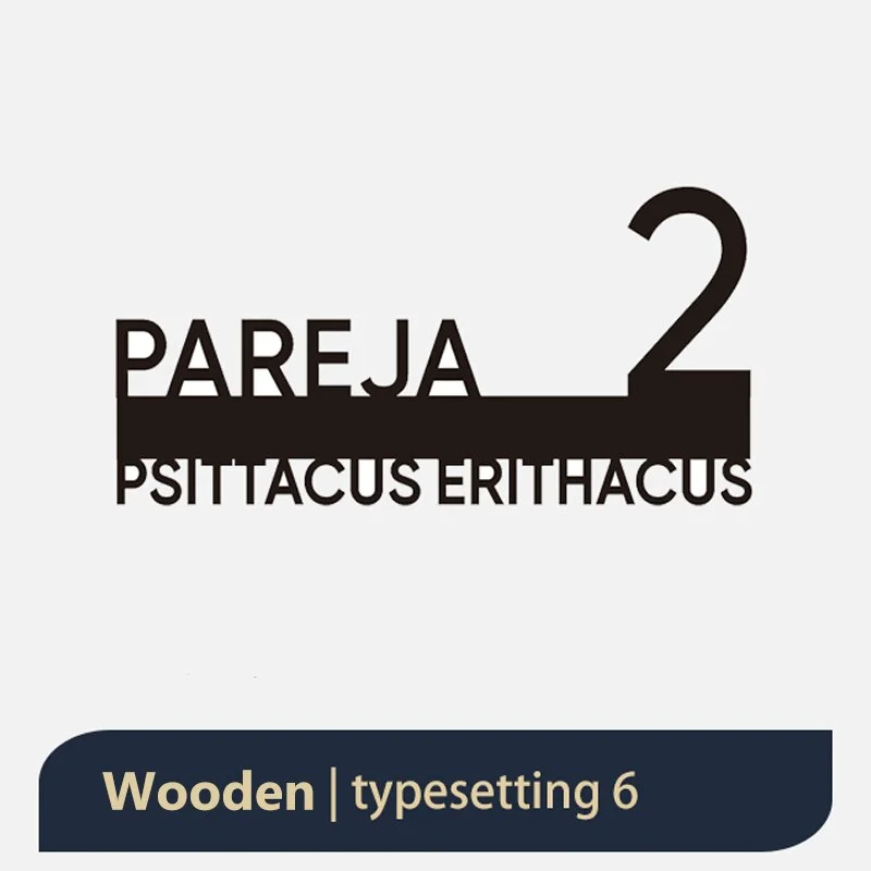 Custom Wood Doorplate Outdoor House Number Door Plates Address Plate Alphanumeric Plaque House Street Number Letter Sign