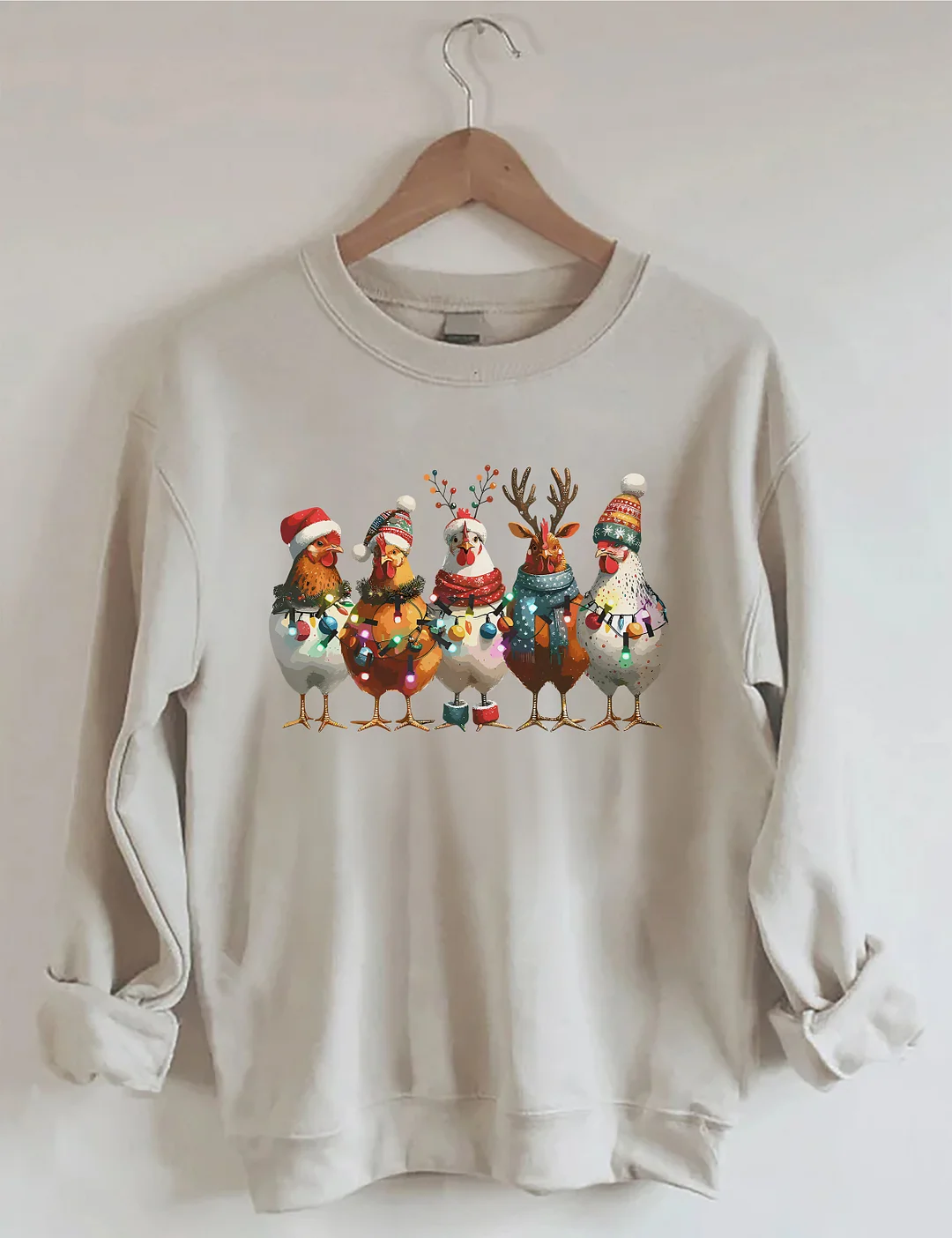 Christmas Chickens Sweatshirt