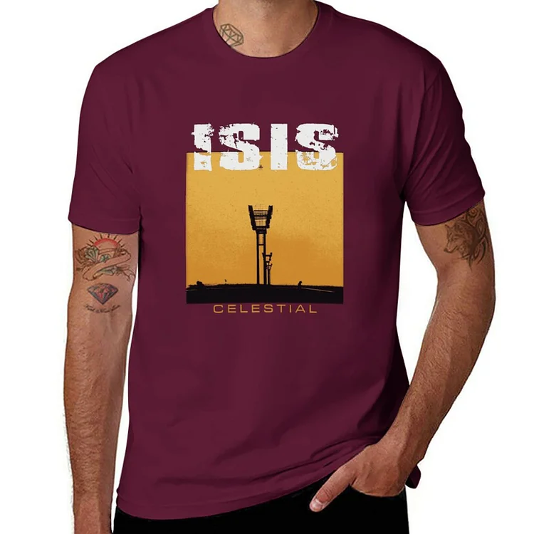 Caovogue New ISIS - Celestial - Post Metal - Sludge Metal T-Shirt funny t shirt man clothes plain t shirts men