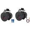 DC 10-28V Car USB Charger Socket Fast Charging PD Type C + QC 3.0 Power Outlet