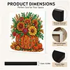 Pumpkin Framed Special Shape Diamond Painting Kit 25x25cm for Adults