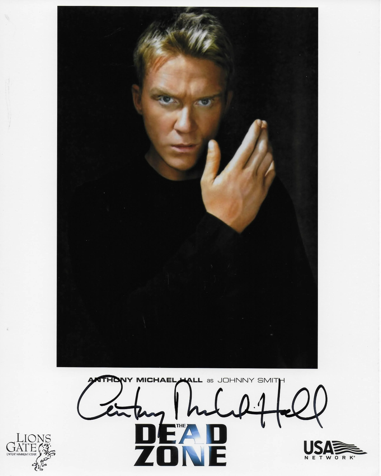 Anthony Michael Hall Dead Zone Original 8x10 Photo Poster painting #2 signed @HollywoodShow