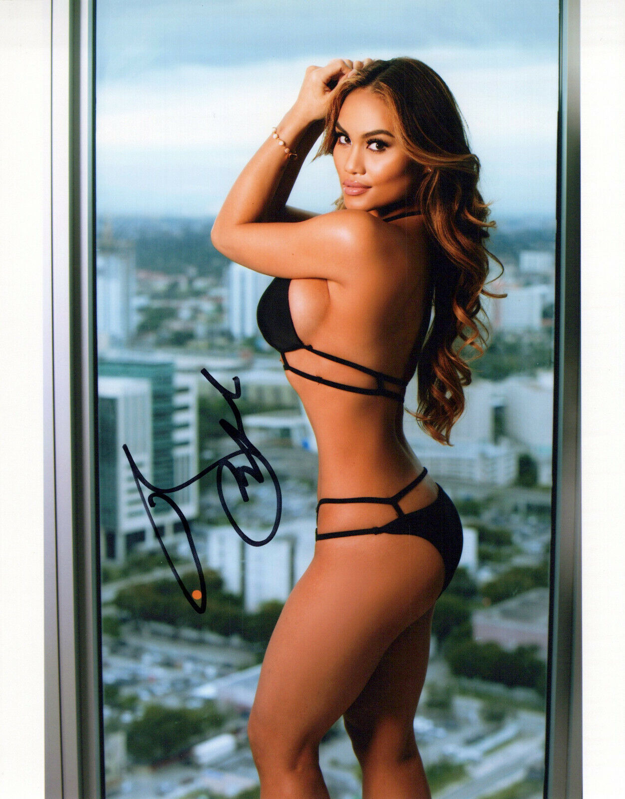 Daphne Joy glamour shot autographed Photo Poster painting signed 8x10 #6