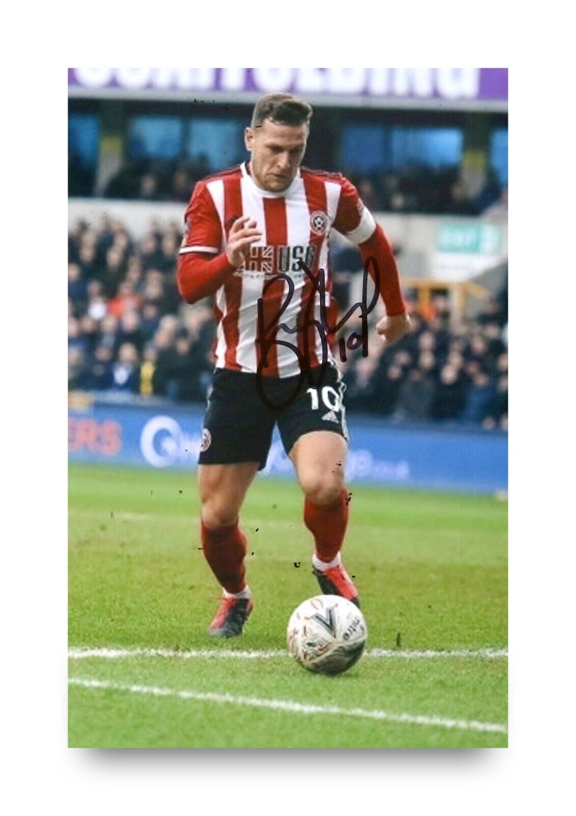 Billy Sharp Signed 6x4 Photo Poster painting Sheffield United FC England Genuine Autograph + COA