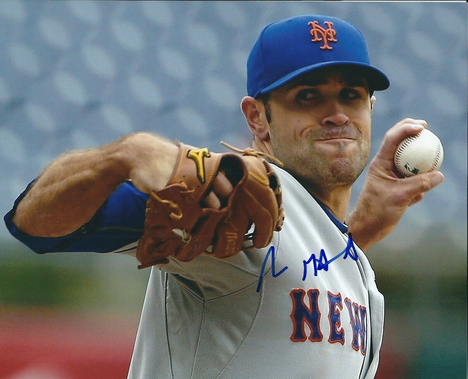 AUTOGRAPHED Sean Gilmartin New York Mets 8X10 Photo Poster painting - COA