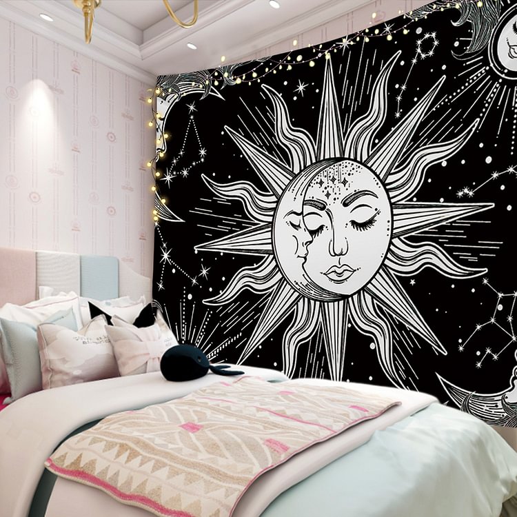 Printed Tapestry - Sun Moon