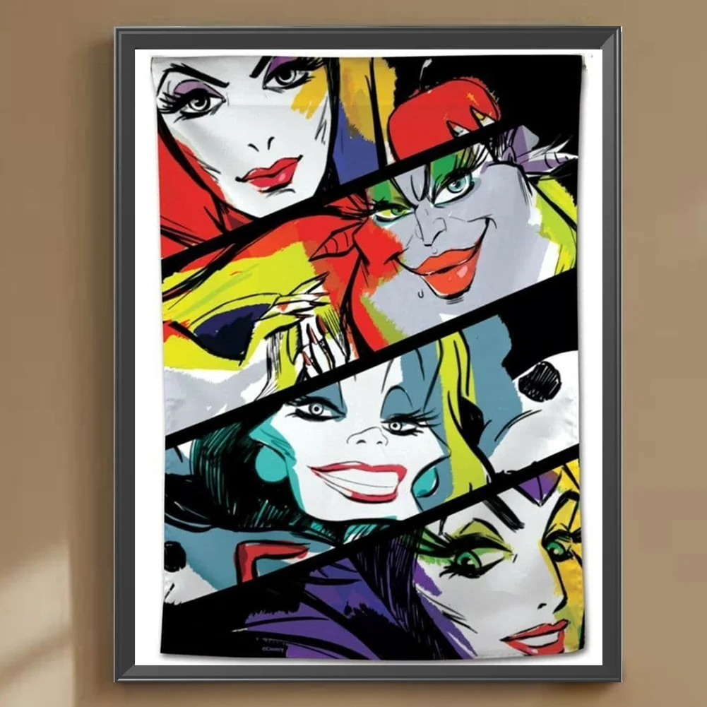 Full Round Diamond Painting 30*40cm - Bad Woman