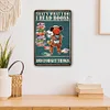 Mouse reading - Metal Tin Signs(8*12Inch)