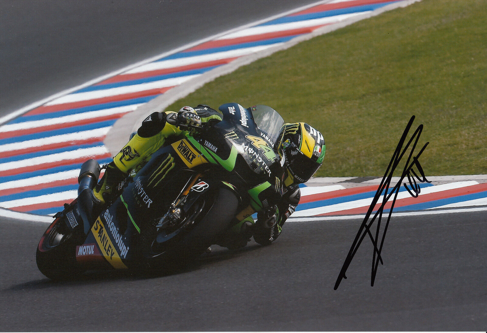 Pol Espargaro Hand Signed Monster Yamaha Tech 3 12x8 Photo Poster painting 2014 MotoGP 9.